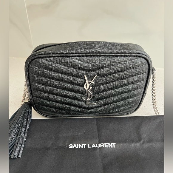 YSL Saint Laurent Mini Lou Matelassé Leather Camera Bag - Picture 1 of 9